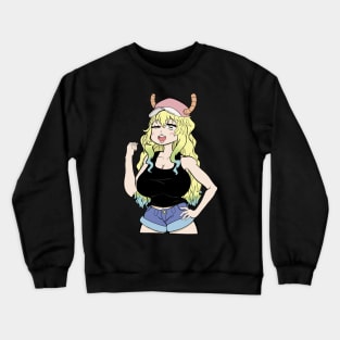 Lucoa from Dragon Maid Crewneck Sweatshirt